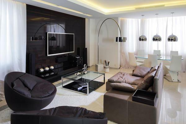 Antecedentes tonos pastel claros y oscuros muebles en la habitación - un arte diseño clásico