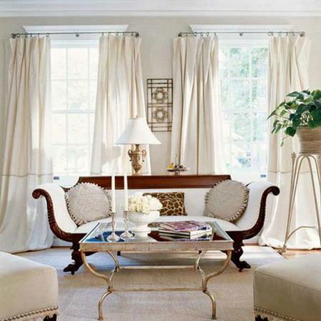 Using beautiful curtains, you can stylishly decorate and complement the interior of the room