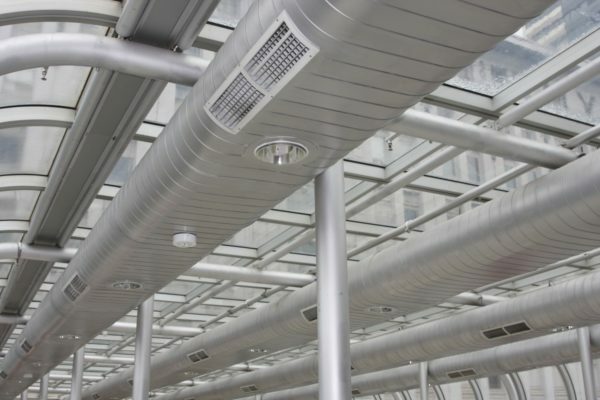 Air intake and exhaust ventilation must be located as close as possible to the ceiling.