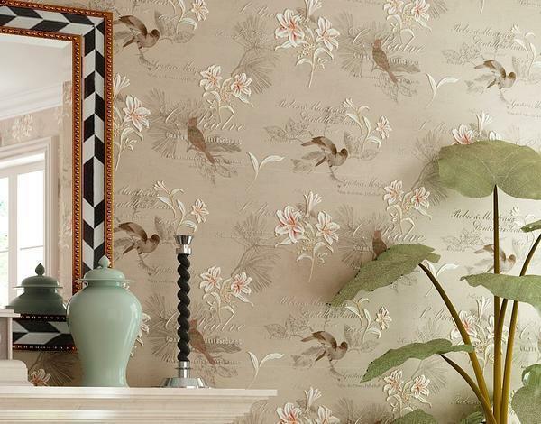 American wallpaper in the style of country - a simple and interesting option for finishing the premises, which is ideal for decorating modern interiors