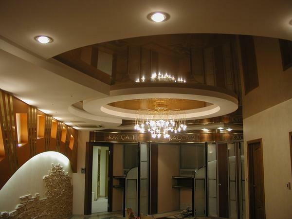 False ceiling - an ideal tool for transforming and improving the internal space of rooms