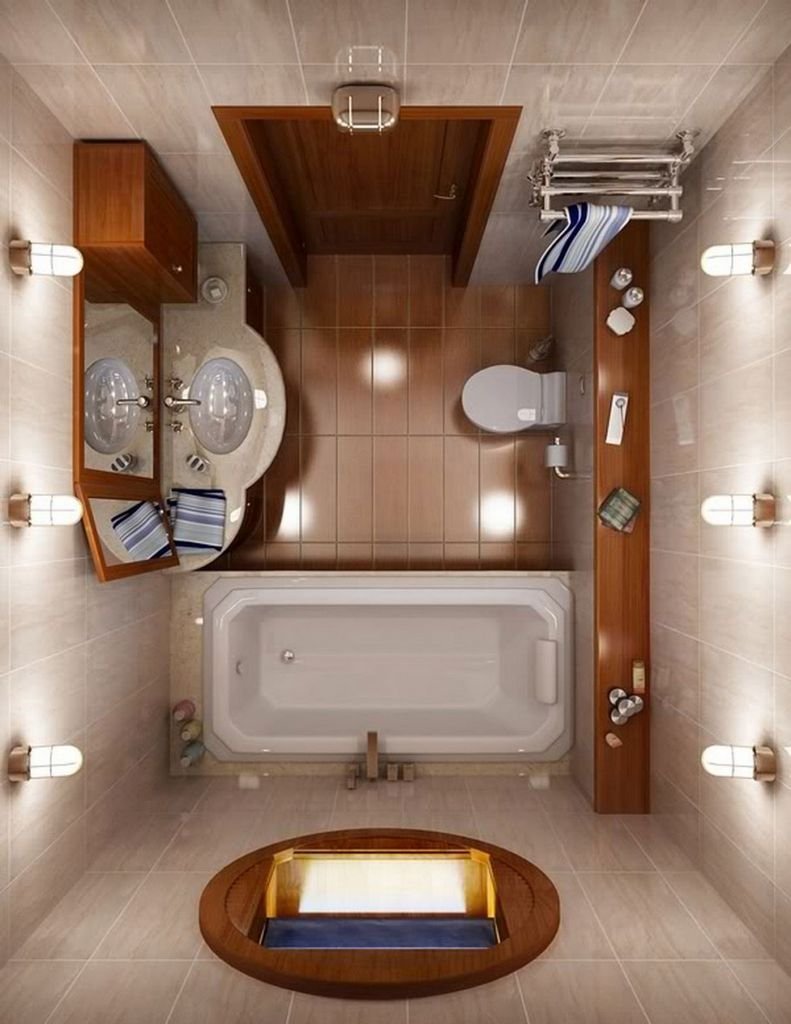 kombinuotas vonios kambario dizainas