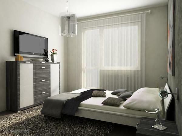 Spavaća soba u minimalističkom stilu, dobro je pogodna za svaku djevojku. U takvom prostoru, on će se osjećati potpunu udobnost i maksimalnu udobnost