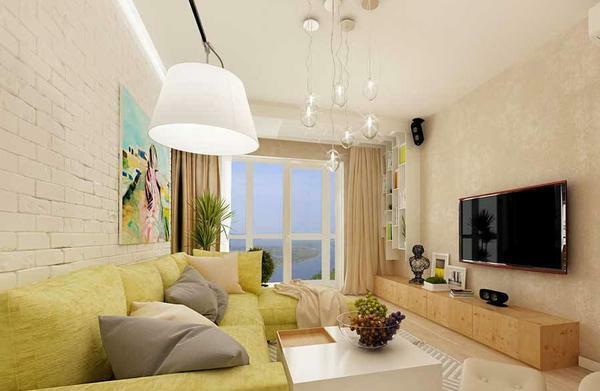 Living room 5 5: interior, 3 meters long, design 5 by 6, photo at 7