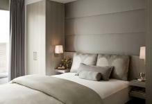 Pavão-azul-quarto-idéias-contemporânea-quarto com-um-Floral-travesseiros
