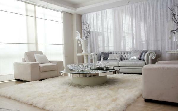 It is recommended to buy carpets made from natural materials, since synthetic ones can be hazardous to health