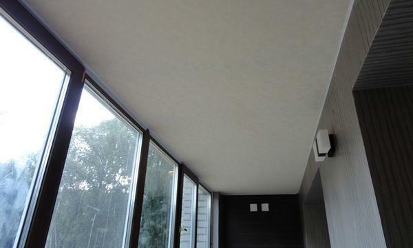 Install the stretch ceiling on the loggia with your own hands is very simple