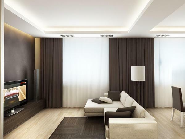 Multi-level ceilings make for additional light effect