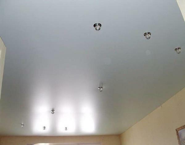 Satin ceiling looks pretty nice, neat and practical