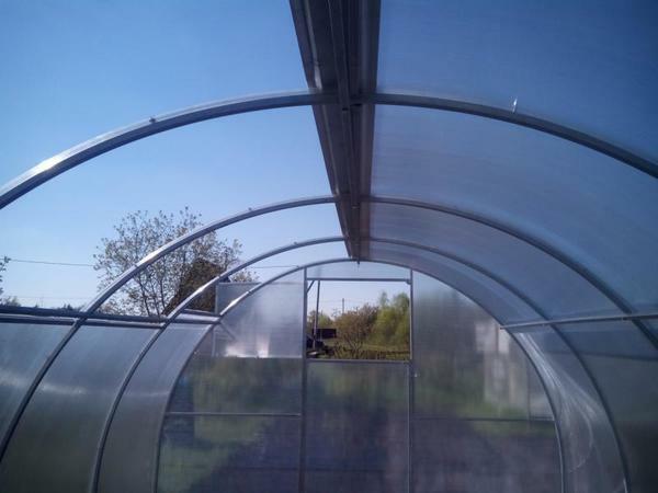 The advantage of greenhouses with opening up is that they are practical and very comfortable