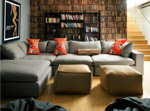 Preço depende do sofá, como regra, a qualidade, aparência e pufes adicionais