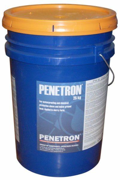 Penetron - well proven penetrating waterproofing from domestic producers