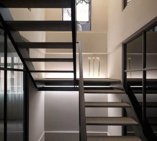 It is quite easy and simple to install a metal staircase in the basement