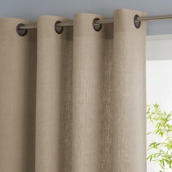 Linen curtains perfectly pass air and are hypoallergenic