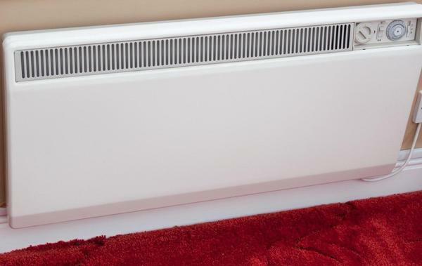 Wall-mounted water convector is ideal for rooms made in Art Nouveau style or high-tech