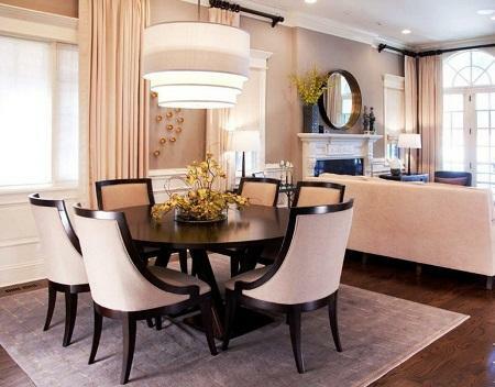 Dolayı tasarımda stil ve trendleri çeşitliliği nedeniyle, kolayca bakılmaksızın şekil ve büyüklükte, yemek oturma odası için doğru stili seçebilir