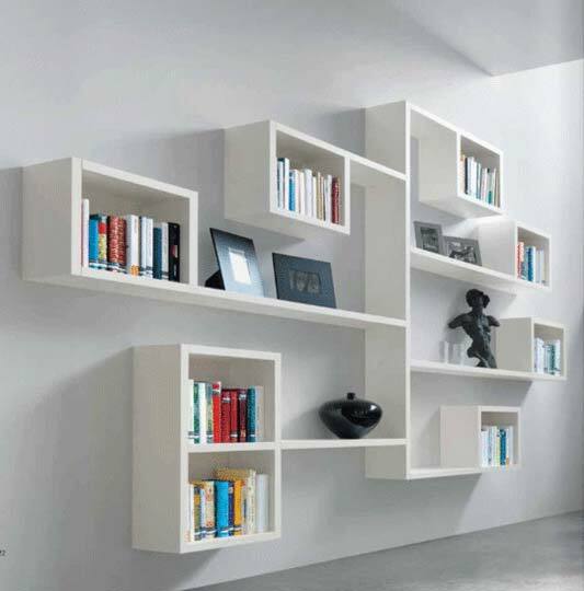 The abundance of shelves on the walls of plaster tells us that there is a way.
