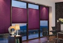 Photo-21-Paper-curtains-pleated-violet-colored