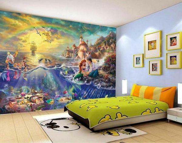 Colorful and iridescent wallpaper "Underwater World" will please your child