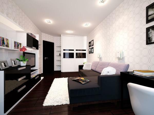 Preparing the design of the living room, you need to consider all the features of the room