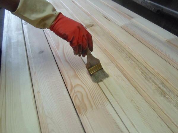 Such a simple measure, as painting the lining, will ensure a long life of wood
