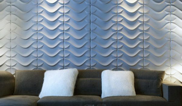 Soft 3D wall panels - the new trend of modern fashion.