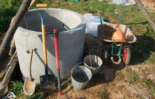 Digging a well can have at least three people