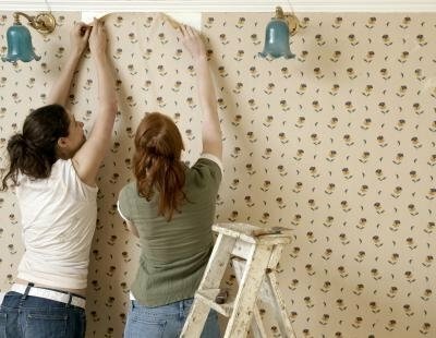 repair how to hang wallpaper school