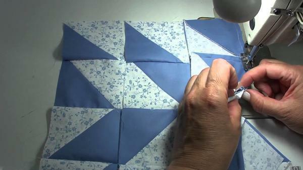 Training in the manufacture of patchwork products is better to start with the technique of quick squares