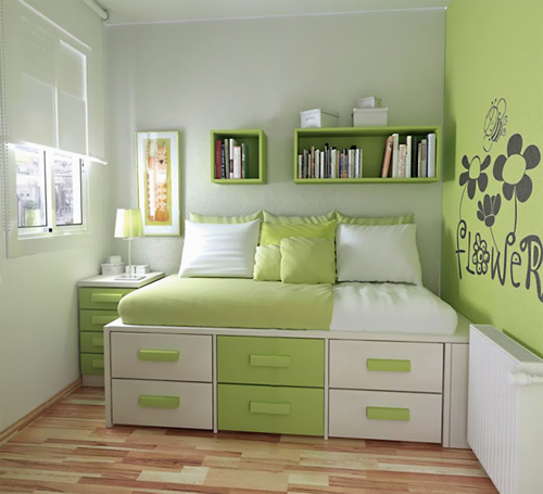 Design small bedroom 10 sq m