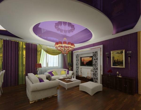 Komfort und Qualität des Raumes hängt von der Farbharmonie der Wände, Decke und Boden