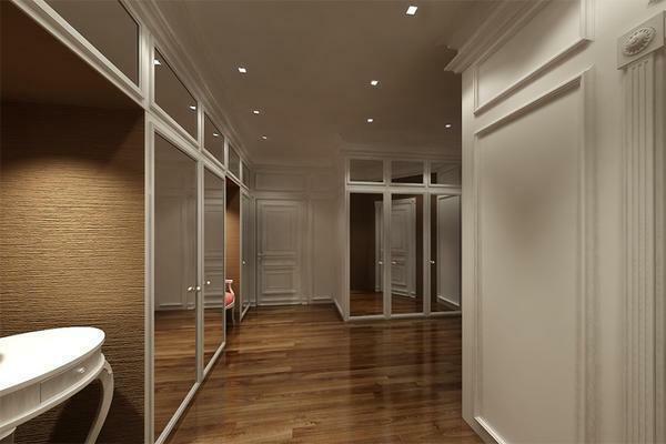 Specchio nel corridoio: due foto con retroilluminazione, grandi, vari disegni, a forma di una stretta, video e recensioni di