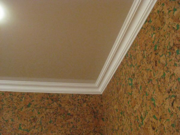 Skirting hiding place of a stretch ceiling installation and gives the design an attractive appearance