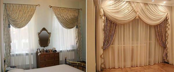 Drapery curtains - the process is not complicated
