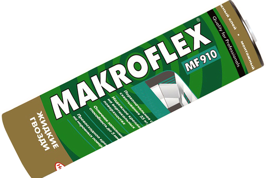 A Makroflex MF910 ragasztó ideális faanyagokhoz 