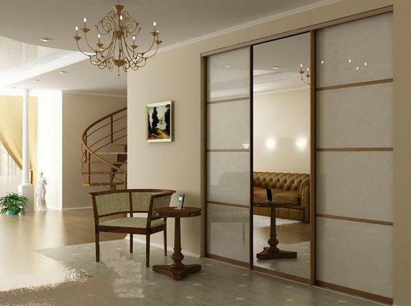 Picking up the wardrobe for the living room, in the first place, you should pay attention to furniture of light colors