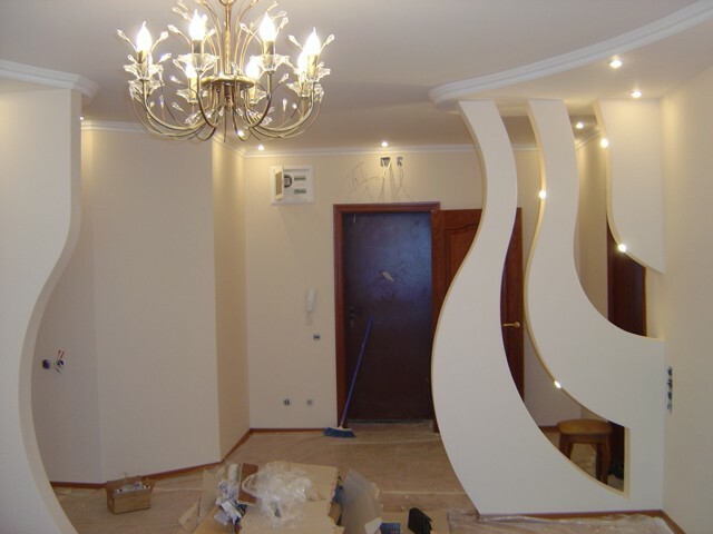 Decorative plasterboard partitions: video-installation instructions with their hands, examples of design in the interior of the room, price, photo