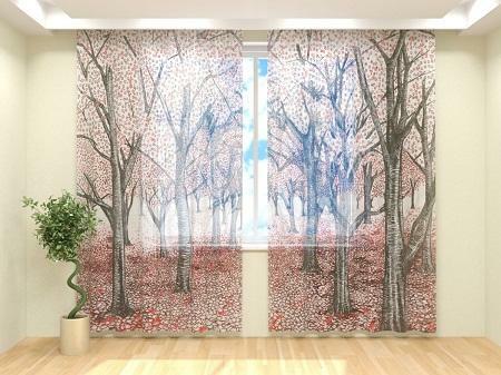 Japanese curtains are perfect for a room where people who are interested in oriental culture