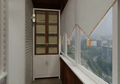 Küche mit Balkon Design