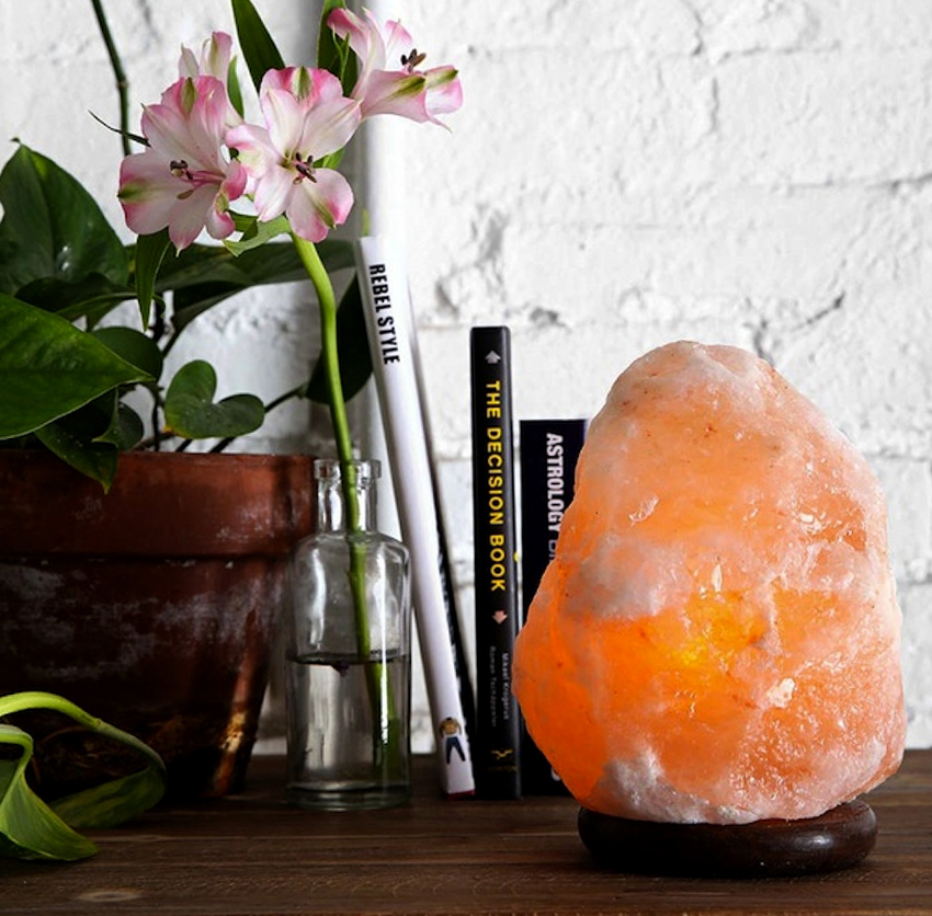 Lampada di sale: un luogo di cura naturale a casa tua