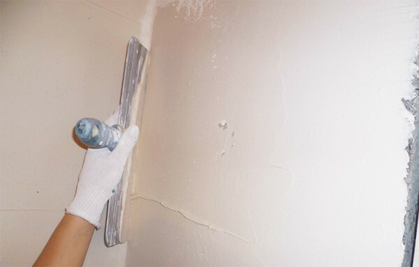 Caulking can eliminate all the bumps on the walls