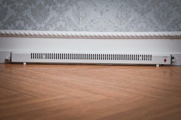 If the room is small, then it is suitable for a skirting heater