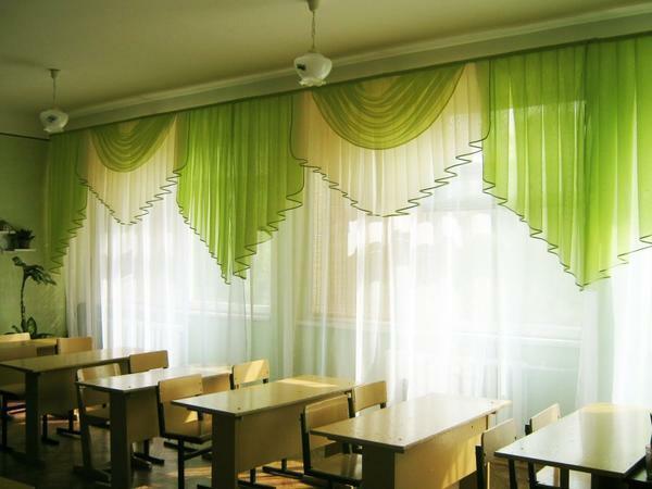 It is extremely important that the curtains for the school are of non-flammable materials