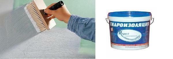 Before installing GCR on walls in rooms with high humidity, the material must be treated with waterproofing mastic