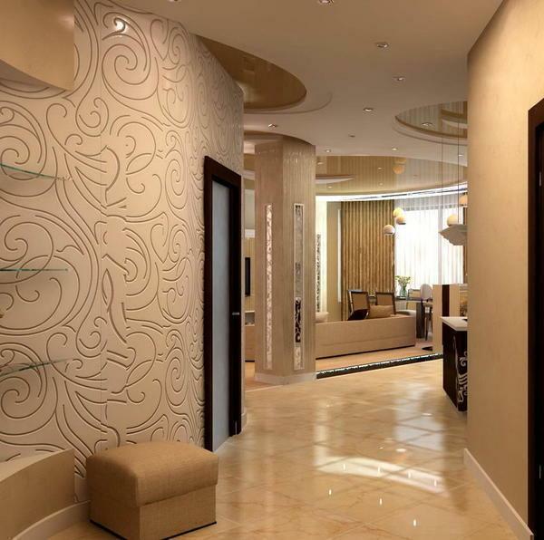 Sangat diharapkan bahwa warna lorong, koridor dan kamar lain dalam gaya vyderzhenna yang sama