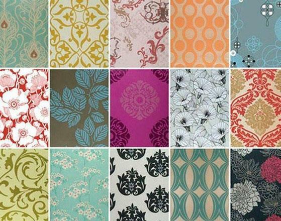 The modern wallpaper market offers materials, both in structure and color