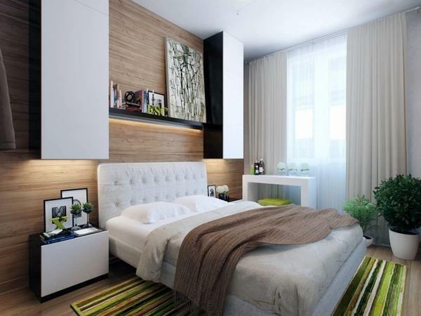Spavaća soba mala veličina sobe je najbolje pokupiti stilski namještaj-transformatora
