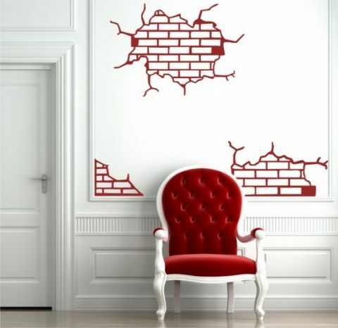 Decorative stickers wallpaper