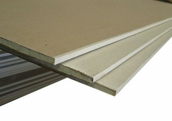 sheets of plasterboard