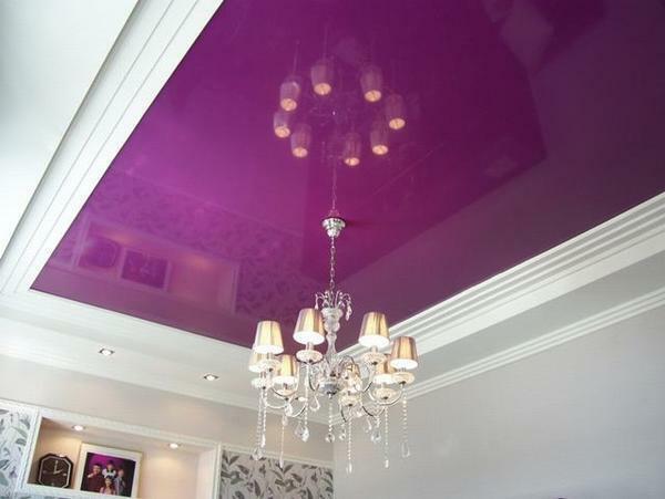 Stretch ceiling - an integral attribute of the design of the ceiling surface in modern homes